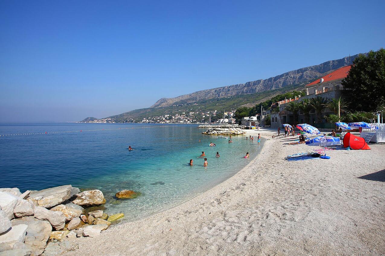 La spiaggia più vicina - Appartamenti con piscina Rat Piccolo - Mali Rat, Almissa - Omiš