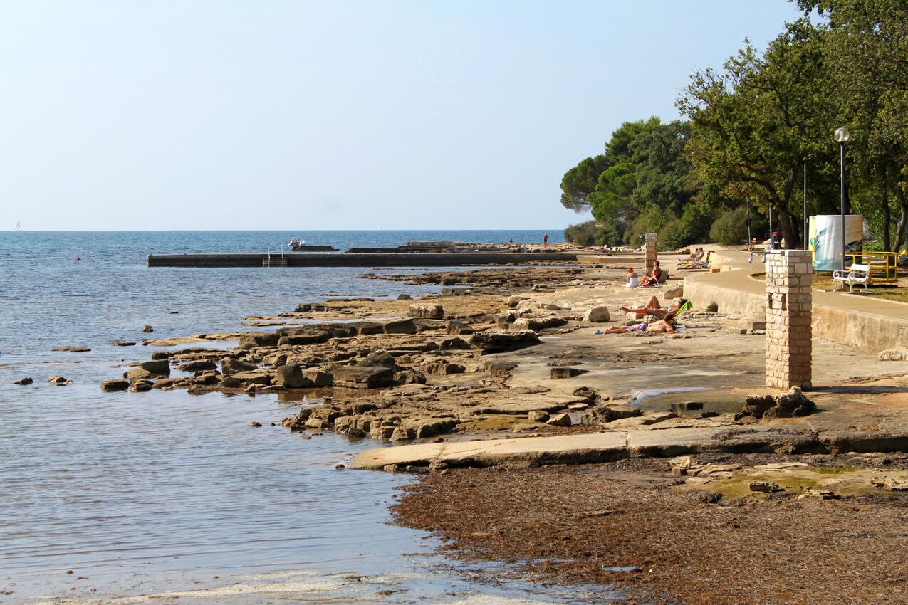 Najbliža plaža - Apartmani s bazenom Vardica, Umag