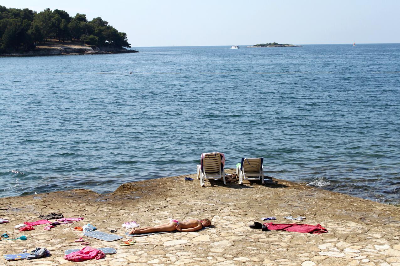 La spiaggia più vicina - Appartamenti con parcheggio Parenzo - Poreč