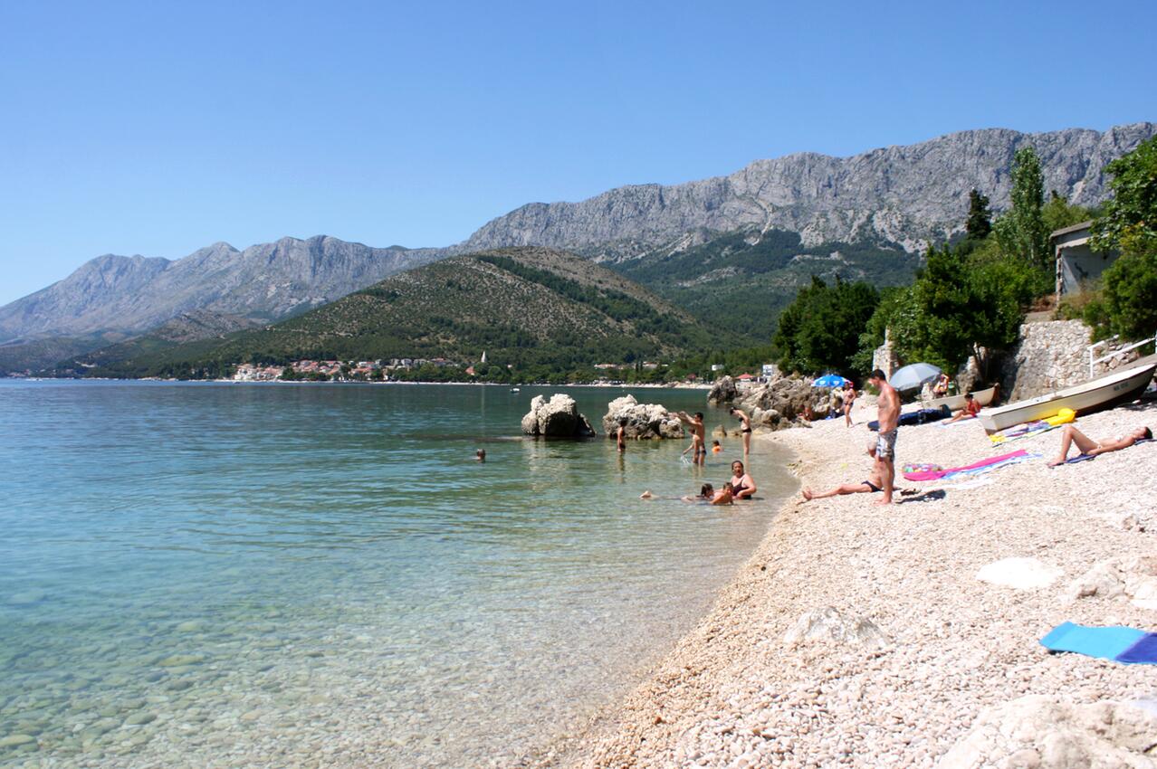 Nächster Strand - Ferienwohnungen am Meer Zaostrog, Makarska