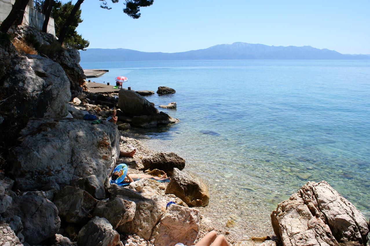 Nächster Strand - Ferienwohnungen am Meer Zaostrog, Makarska