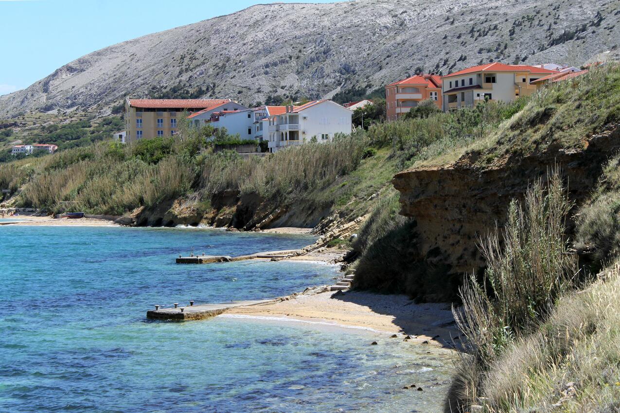 Najbliža plaža - Apartmani uz more Pag