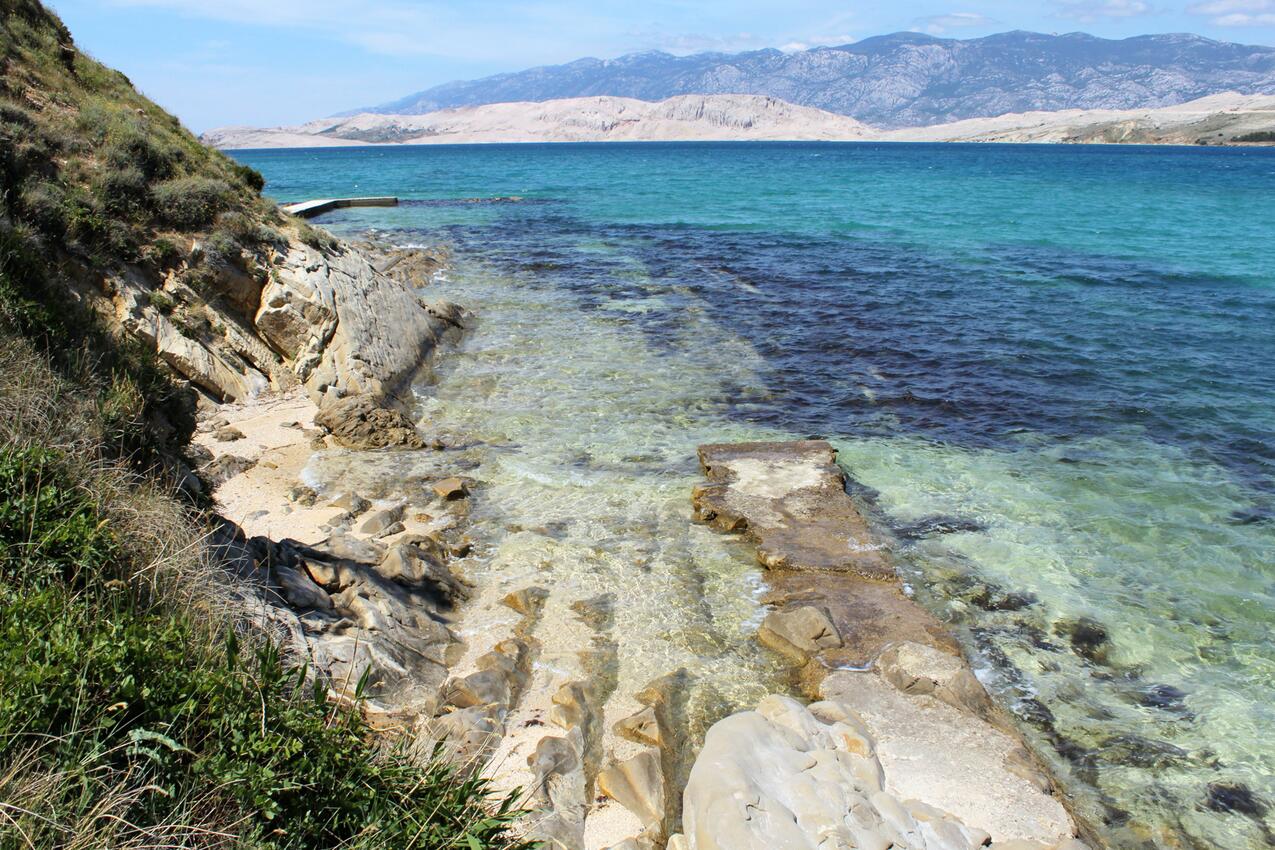 Najbliža plaža - Apartmani uz more Pag