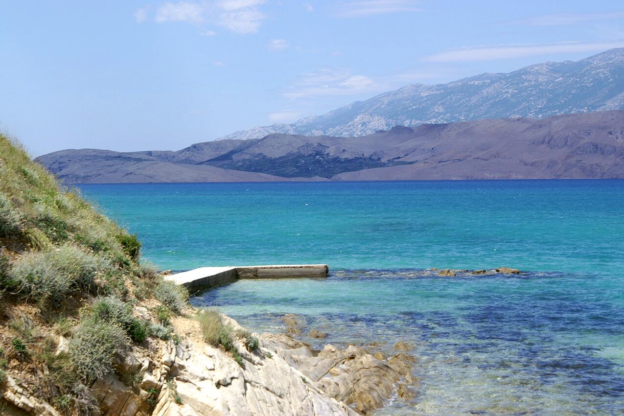 Najbliža plaža - Apartmani uz more Pag