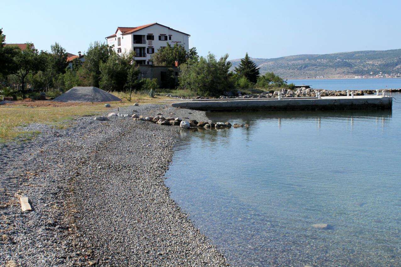 La spiaggia più vicina - Appartamenti con parcheggio Seline, Paklenica
