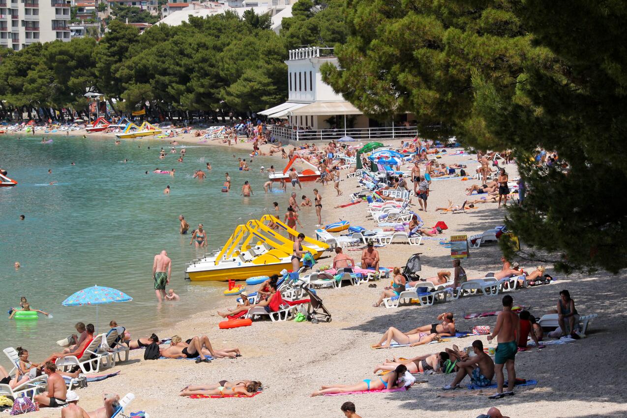 La spiaggia più vicina - Appartamenti con parcheggio Macarsca - Makarska
