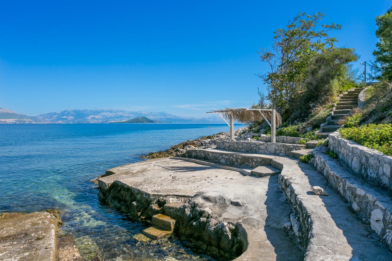 Nearest beach - Apartments by the sea Slatine, Čiovo