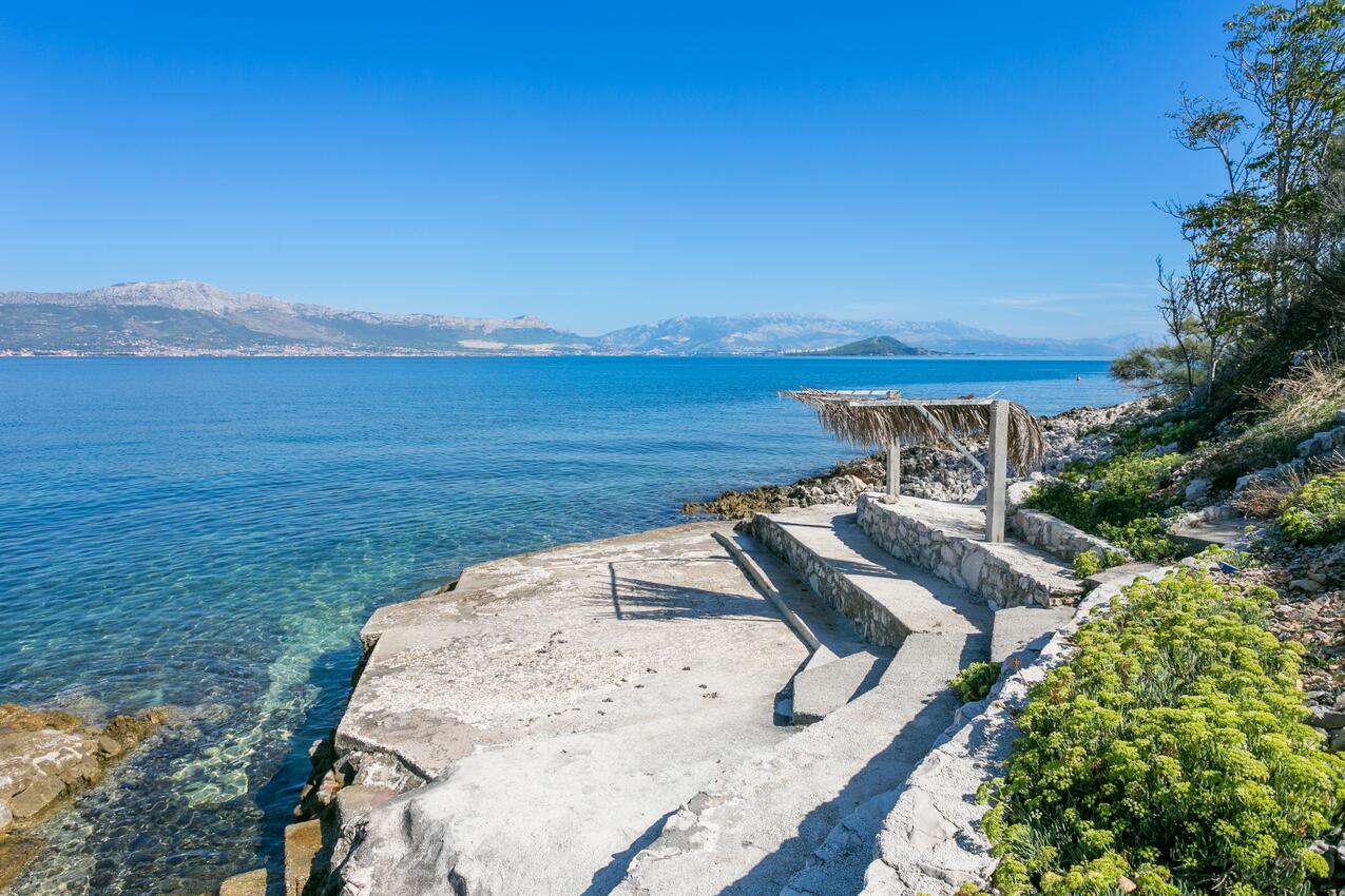 Nearest beach - Apartments by the sea Slatine, Čiovo