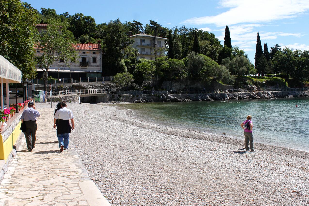 La spiaggia più vicina - Appartamenti con parcheggio Opric, Abbazia - Opatija