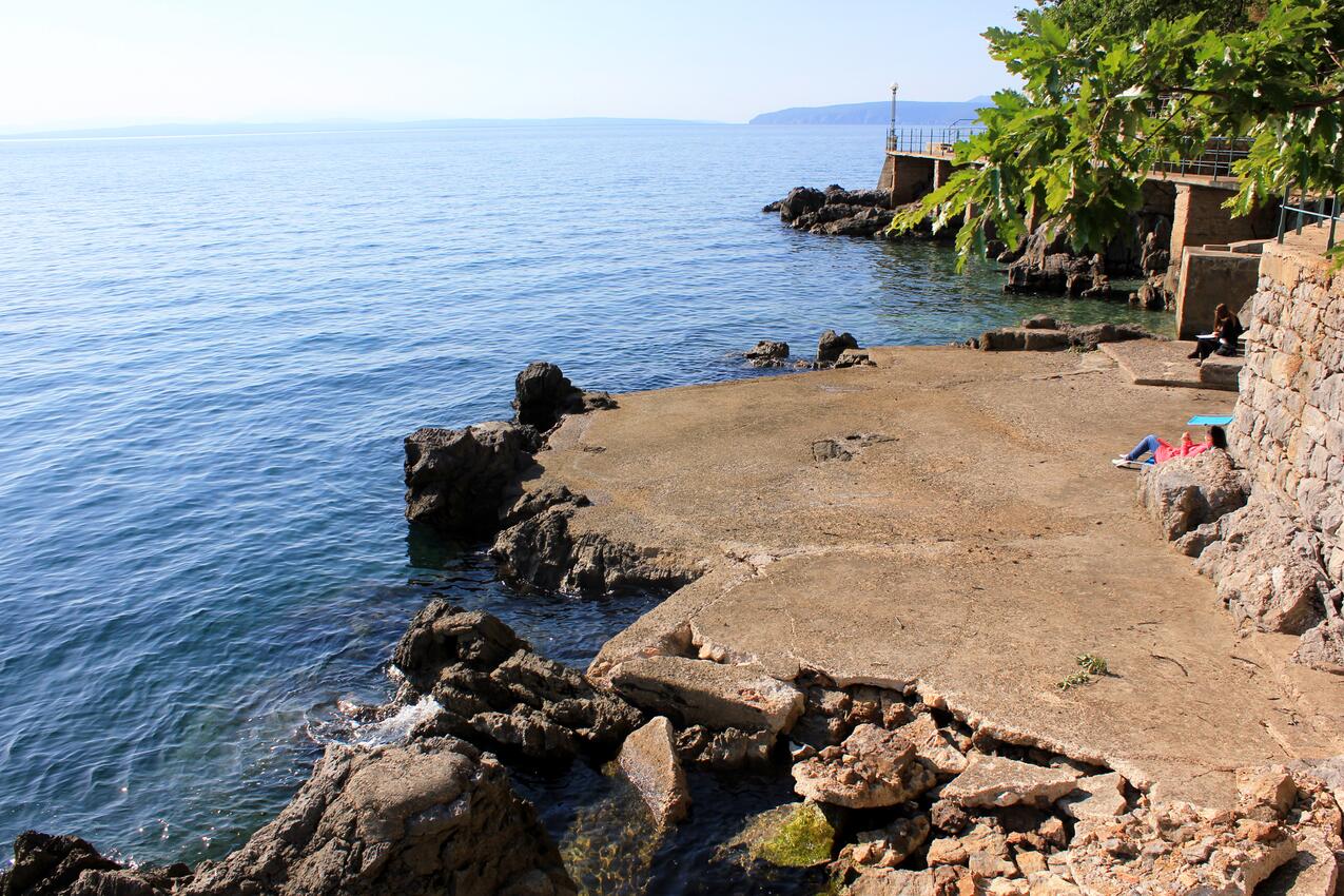 La spiaggia più vicina - Appartamenti con parcheggio Laurana - Lovran, Abbazia - Opatija