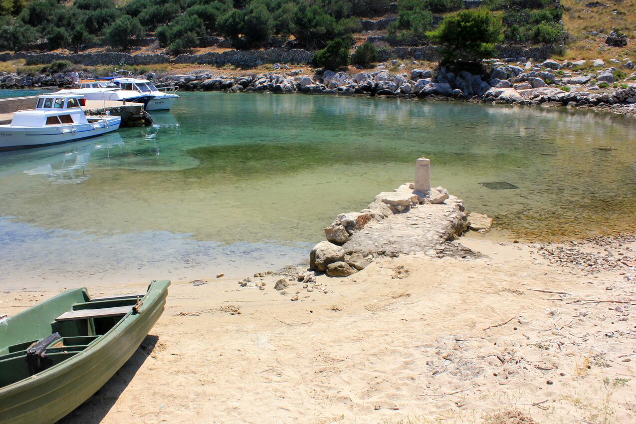 Nächster Strand - Fischerhaus am Meer Bucht Statival, Kornati