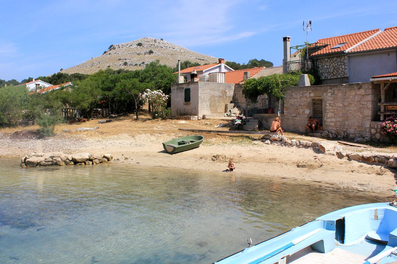 Nächster Strand - Fischerhaus am Meer Bucht Statival, Kornati