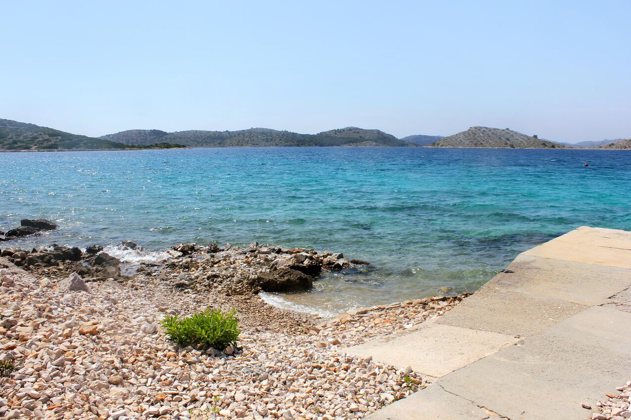 Najbliža plaža - Ribarska kuća za odmor uz more Uvala Suha Punta, Kornati