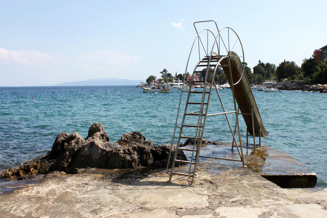 La spiaggia più vicina - Appartamenti per famiglie con bambini Abbazia - Pobri - Opatija - Pobri, Abbazia - Opatija