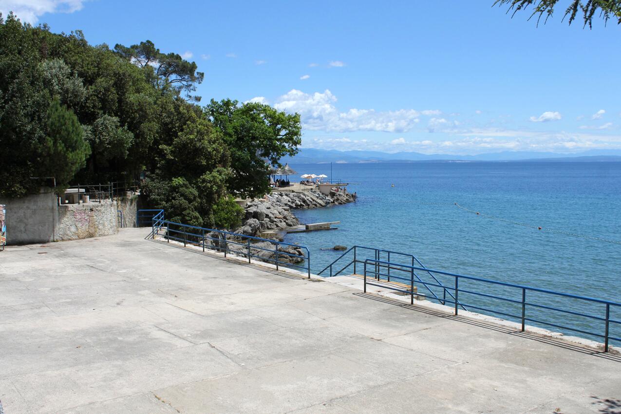 La spiaggia più vicina - Appartamenti con Internet Abbazia - Opatija