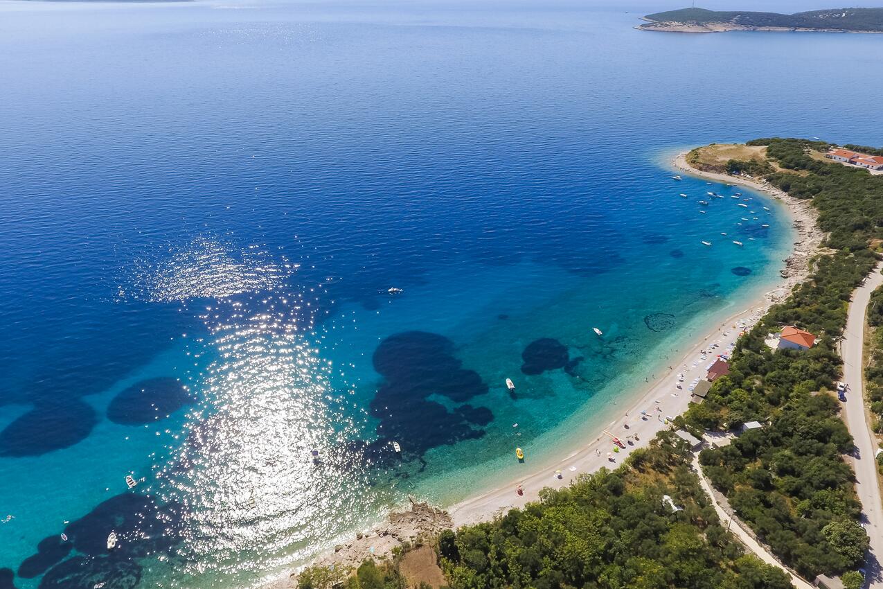 La spiaggia più vicina - Casa vacanze accanto al mare Miholascica, Cherso - Cres