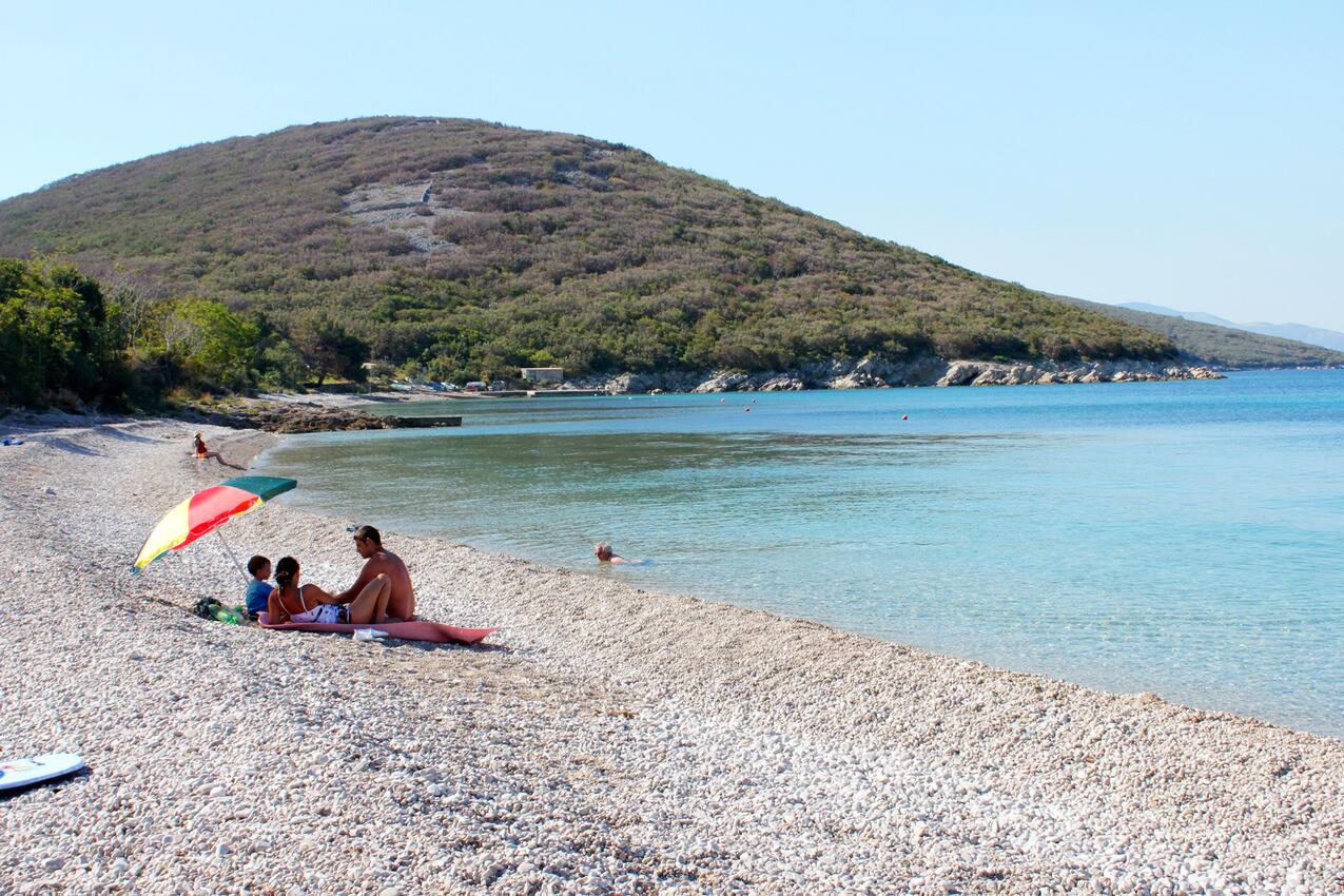 La spiaggia più vicina - Casa vacanze accanto al mare Miholascica, Cherso - Cres
