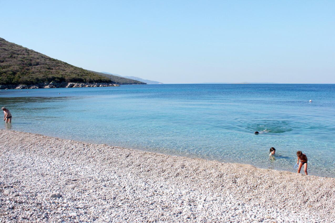 La spiaggia più vicina - Casa vacanze accanto al mare Miholascica, Cherso - Cres