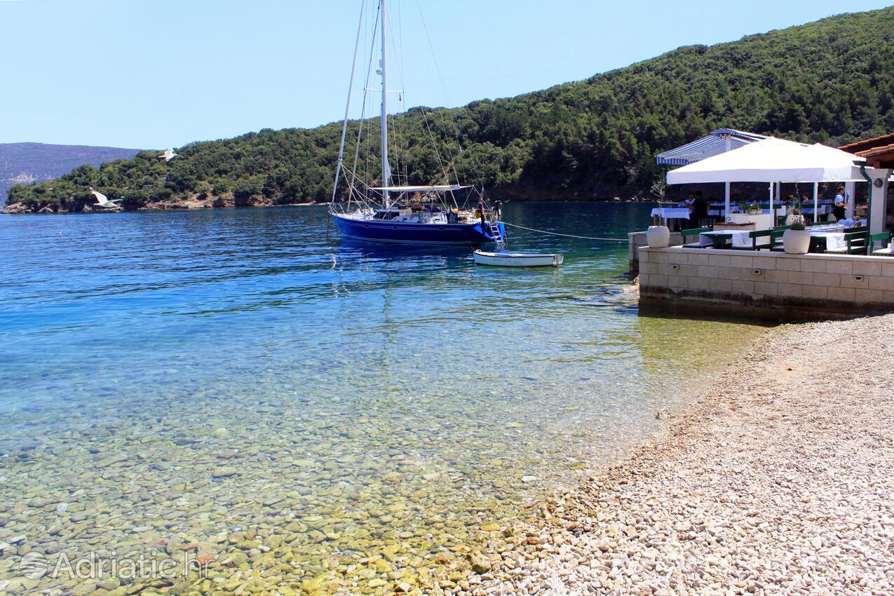 Nächster Strand - Ferienwohnungen am Meer Valun, Cres