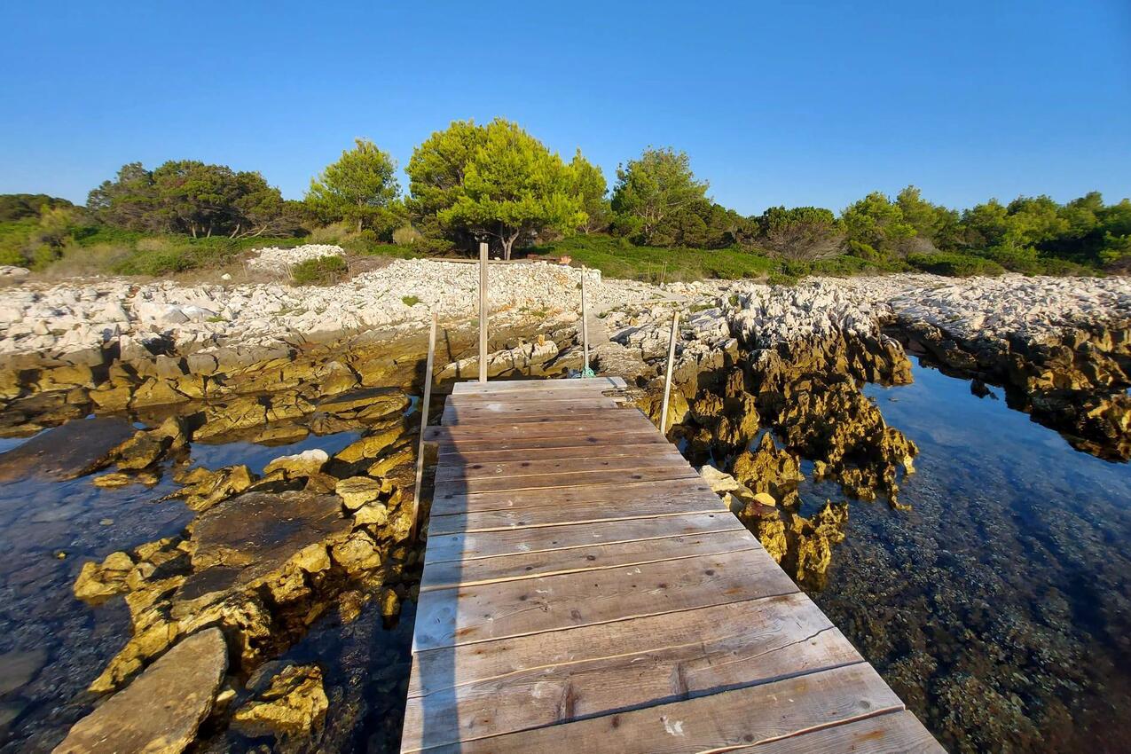 La spiaggia più vicina - Casa dei pescatori accanto al mare Krknata, Isola Lunga - Dugi otok