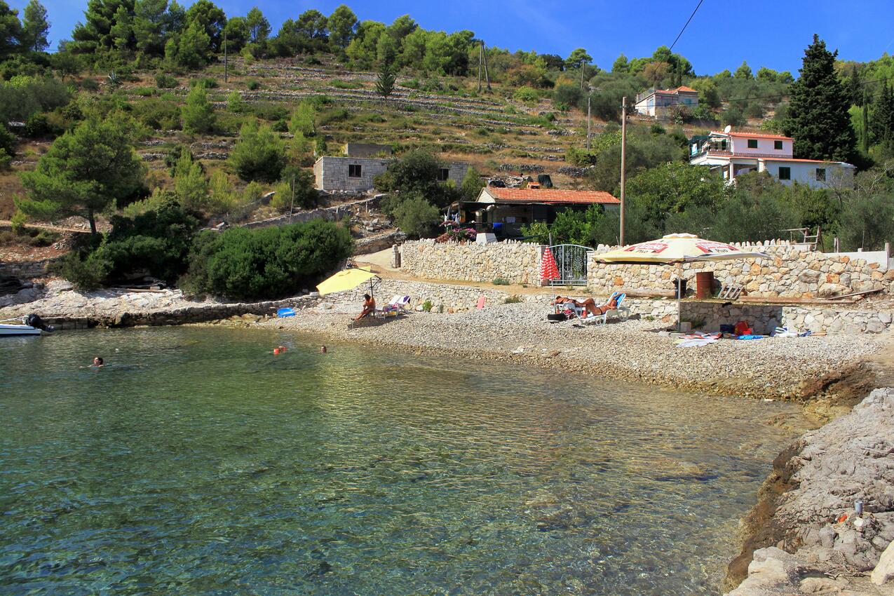 La spiaggia più vicina - Casa accanto al mare con piscina per famiglia Baia Mikulina Luka, Curzola - Korčula