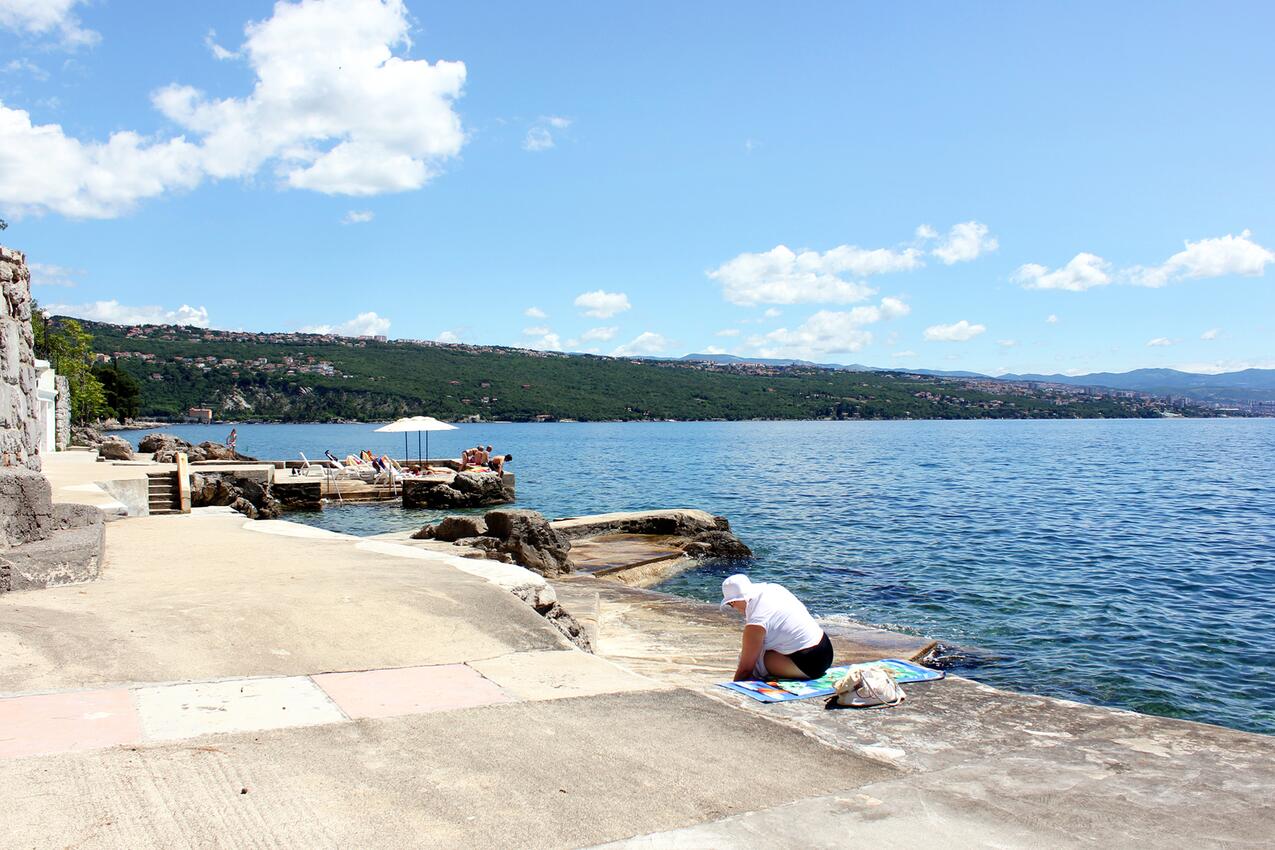 Nächster Strand - Ferienwohnungen mit Parkplatz Opatija