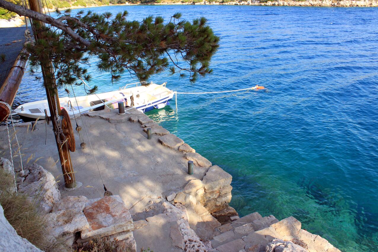 La spiaggia più vicina - Casa dei pescatori accanto al mare Lavdara, Isola Lunga - Dugi otok