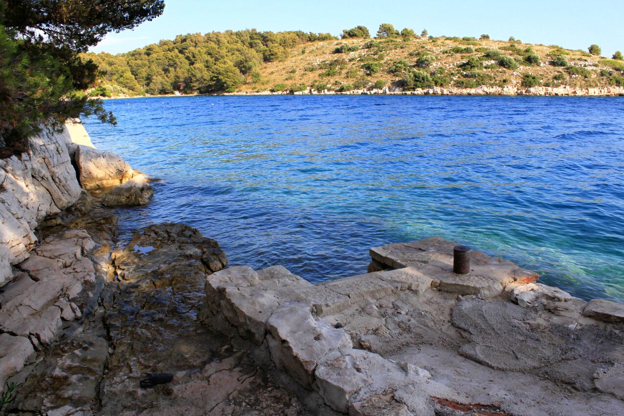 La spiaggia più vicina - Casa dei pescatori accanto al mare Lavdara, Isola Lunga - Dugi otok