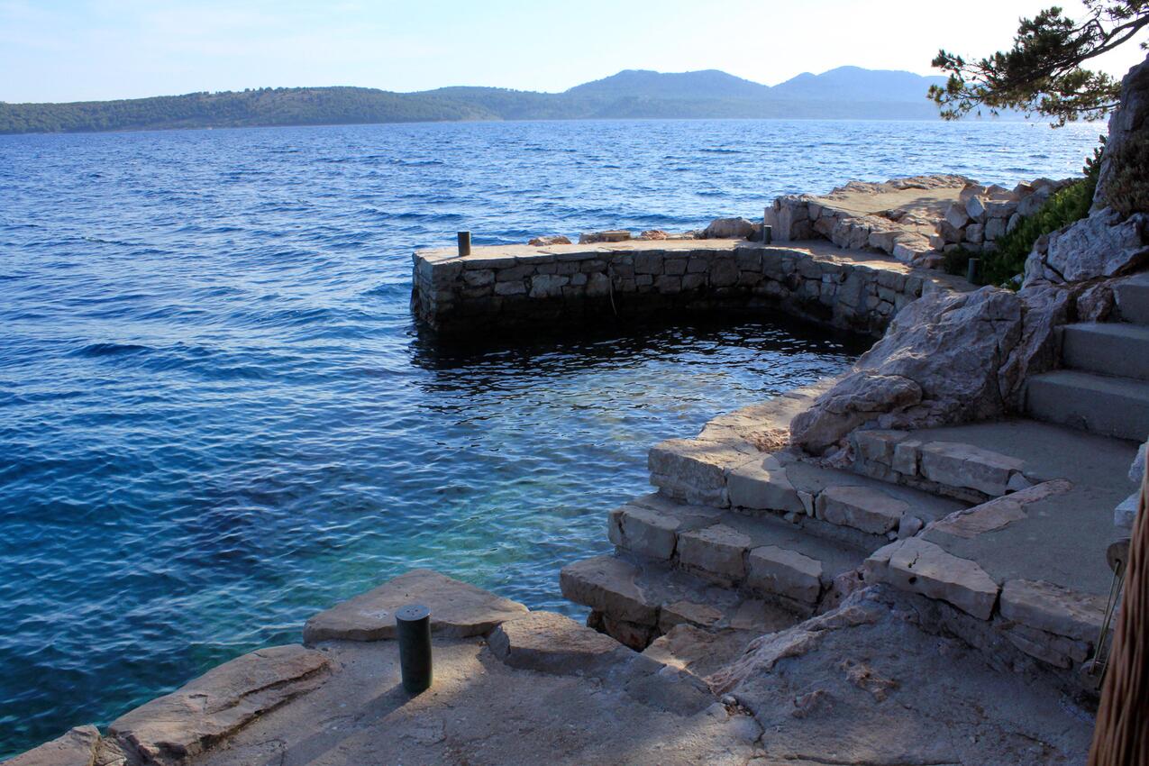 La spiaggia più vicina - Casa dei pescatori accanto al mare Lavdara, Isola Lunga - Dugi otok