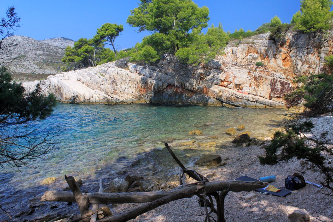 La spiaggia più vicina - Appartamenti accanto al mare Skrivena Luka, Lagosta - Lastovo