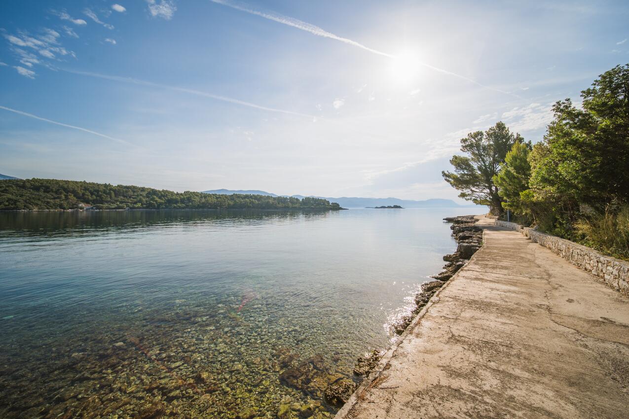 Nächster Strand - Ferienwohnungen am Meer Lumbarda, Korcula