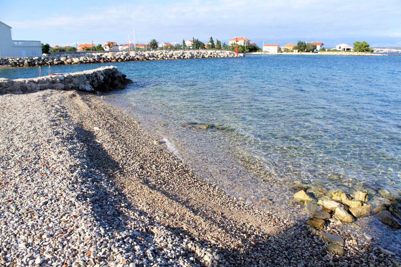 Nächster Strand - Ferienwohnungen am Meer Poljana, Ugljan