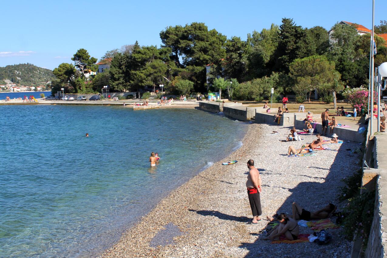 Nächster Strand - Ferienwohnungen am Meer Preko, Ugljan