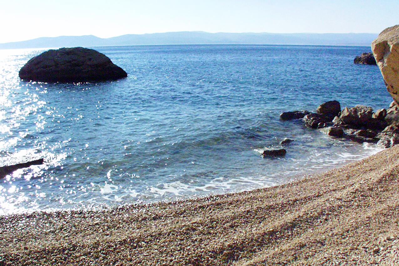 La spiaggia più vicina - Casa vacanze con parcheggio Brella - Brela, Macarsca - Makarska