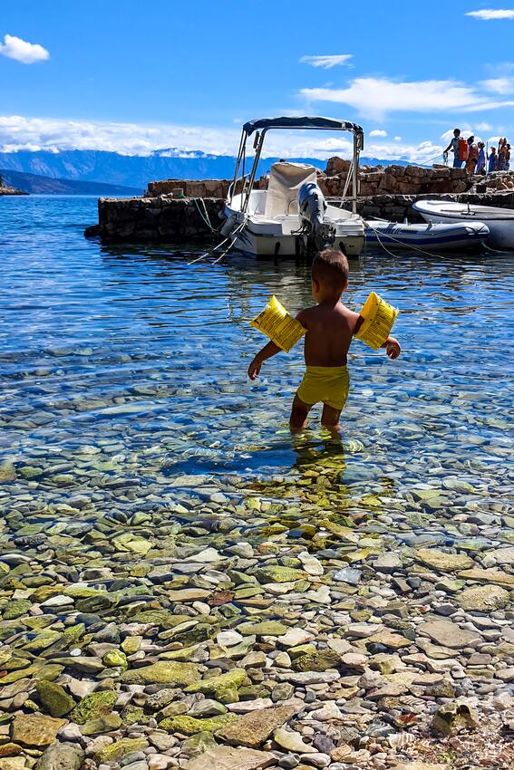 Nejbližší pláž - Apartmány u moře Basina, Hvar
