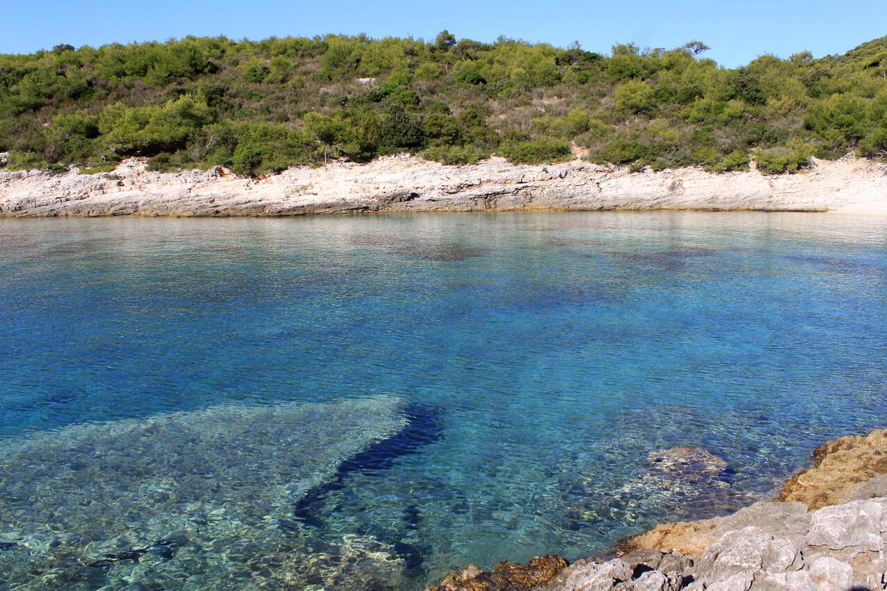 Nermeste strand - Lejlighedens parkeringsplads Rukavac, Vis