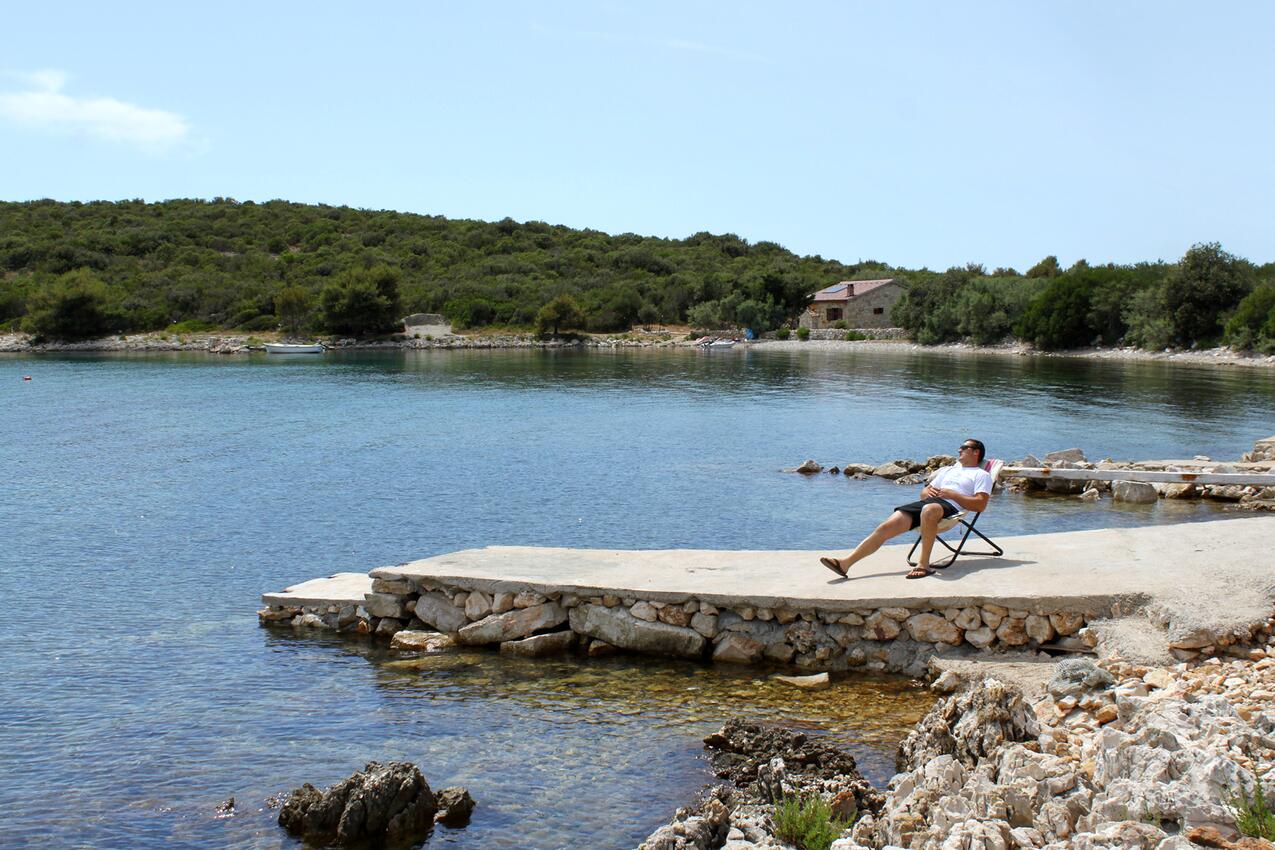 La spiaggia più vicina - Casa dei pescatori accanto al mare Baia Soline, Pasman