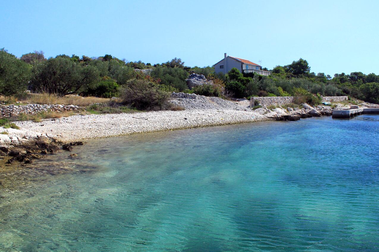La spiaggia più vicina - Casa dei pescatori accanto al mare Baia Donje More, Pasman