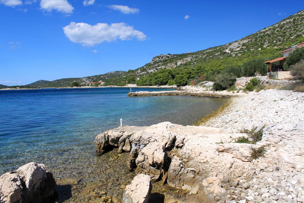 La spiaggia più vicina - Casa dei pescatori accanto al mare Baia Donje More, Pasman