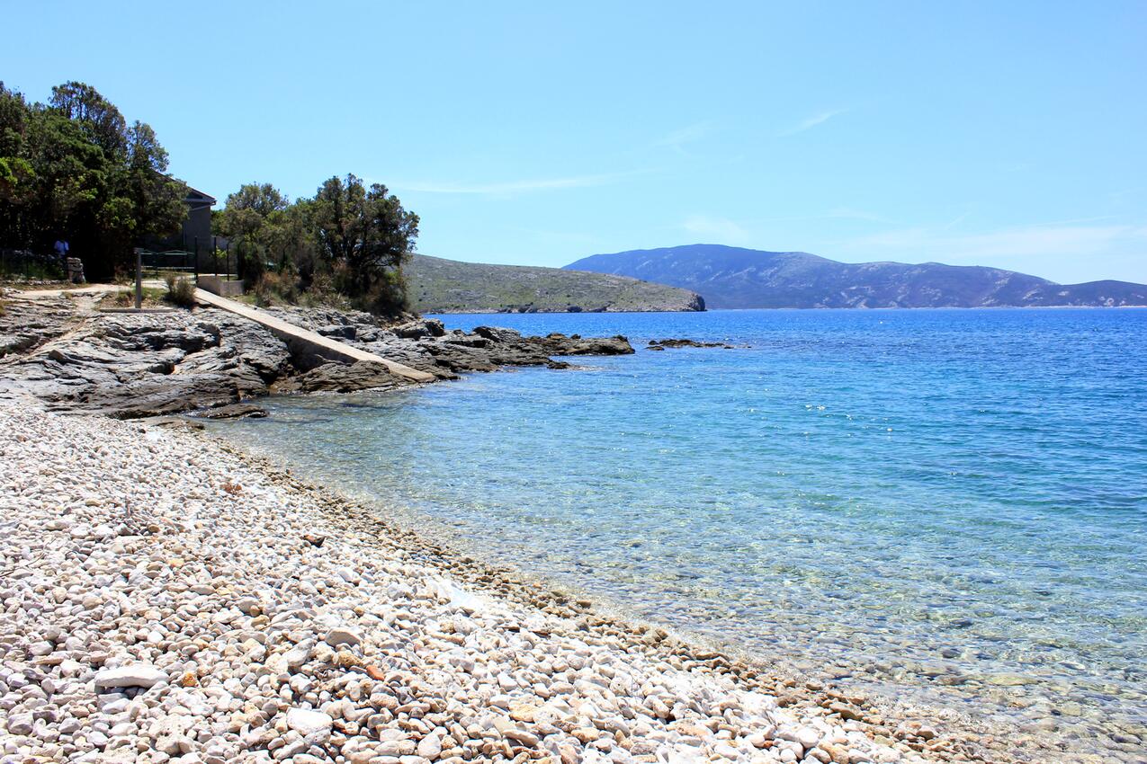 Nærmeste strand - Feriehus med internett Ustrine, Cres