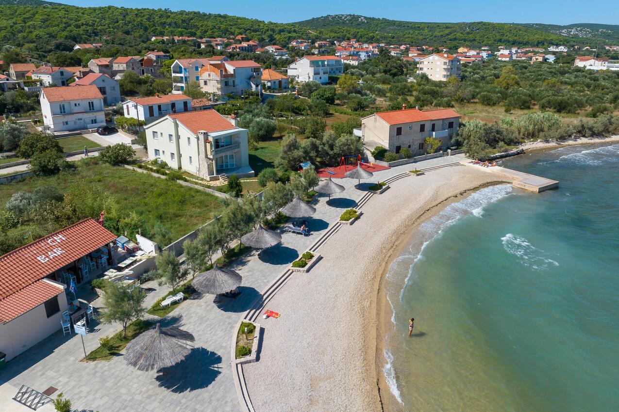 Nejbližší pláž - Apartmány u moře Kraj, Pašman