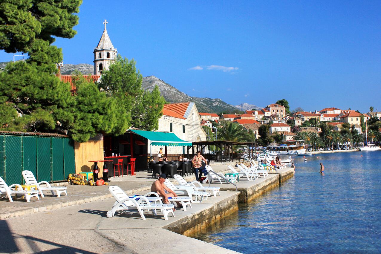 Nächster Strand - Ferienhaus am Meer Cavtat, Dubrovnik