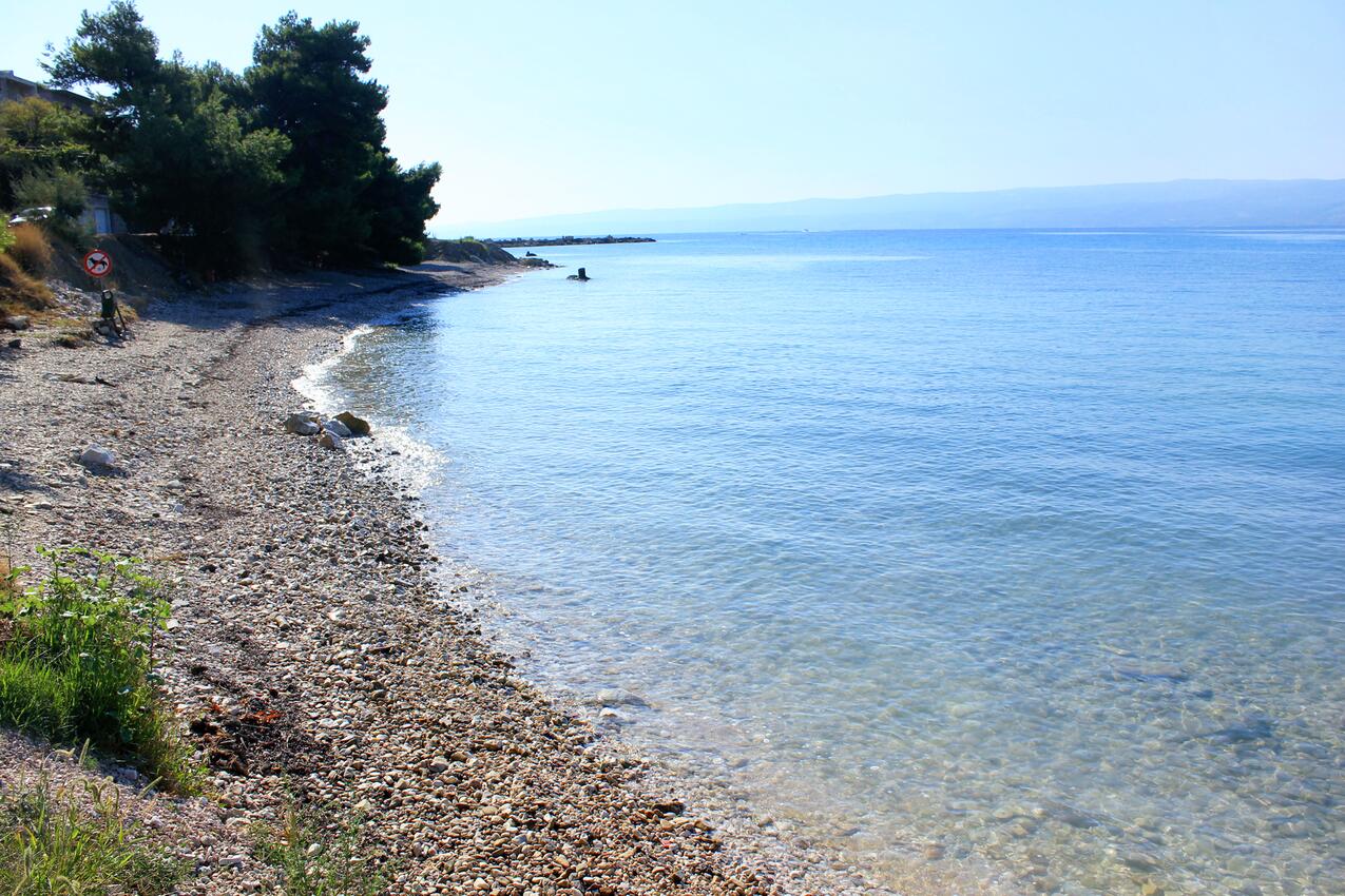 Nærmeste strand - Leiligheter ved sjøen Podstrana, Split