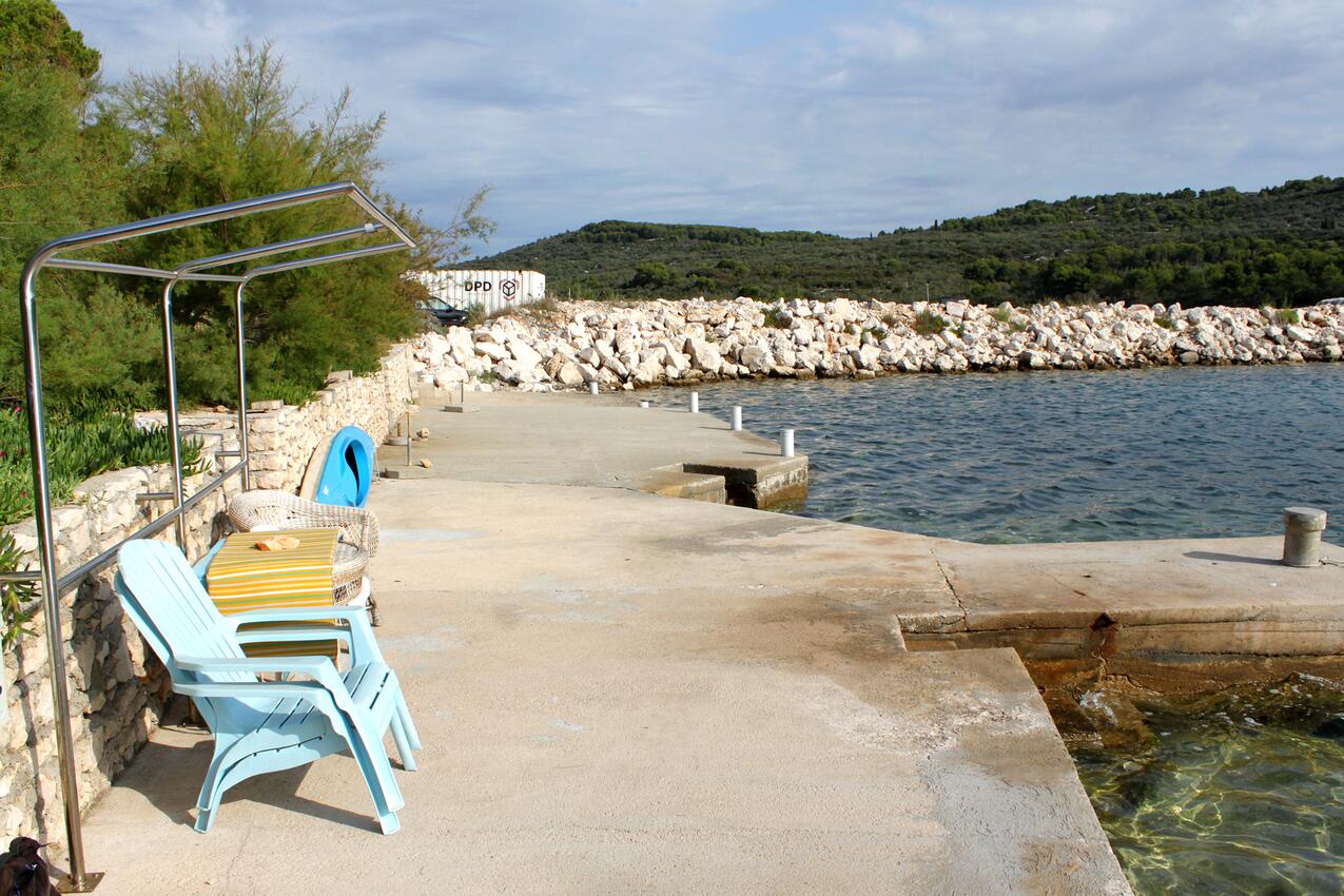 Nächster Strand - Ferienwohnungen am Meer Bucht Mala Lamjana, Ugljan