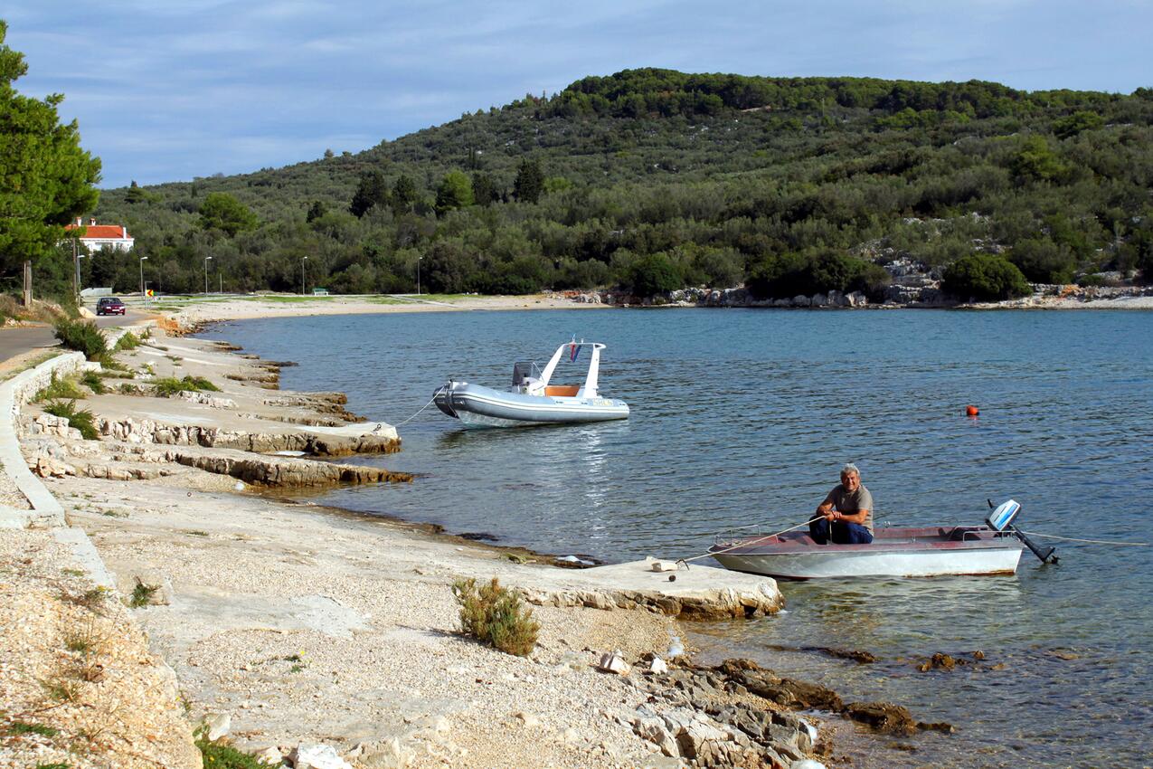 Nächster Strand - Ferienwohnungen am Meer Bucht Mala Lamjana, Ugljan