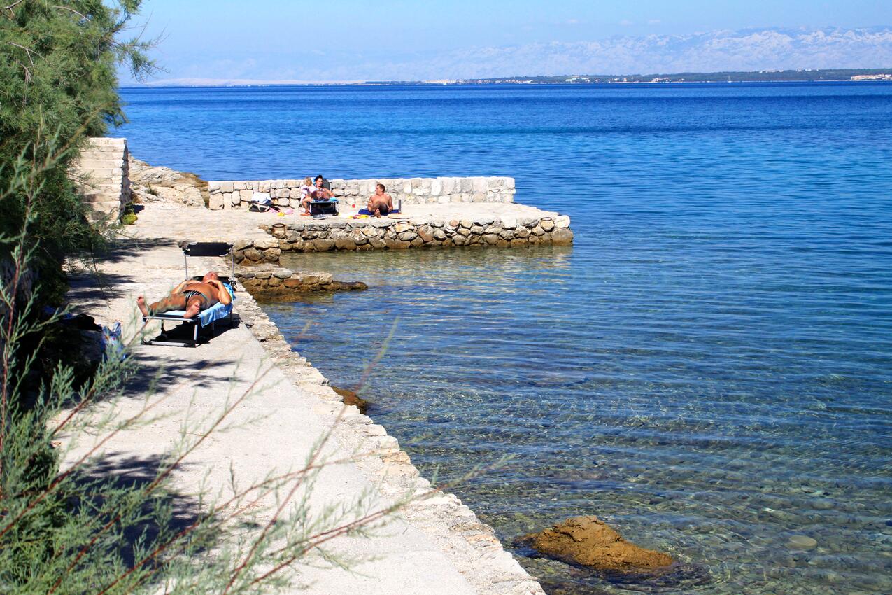 Nächster Strand - Ferienwohnungen am Meer Lukoran, Ugljan