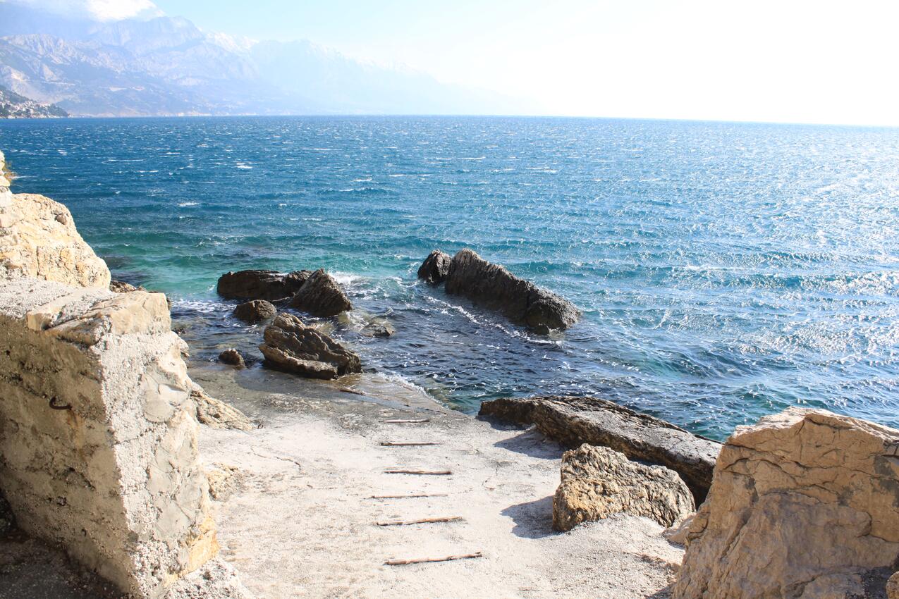Legközelebbi strand - Apartmanok a tenger mellett Marusici, Omis