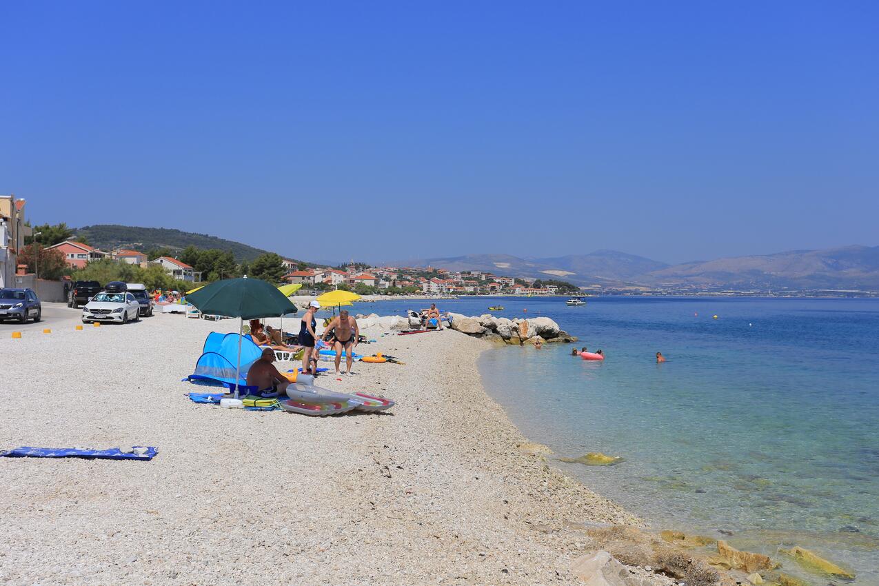 Nächster Strand - Ferienwohnungen am Meer Slatine, Ciovo