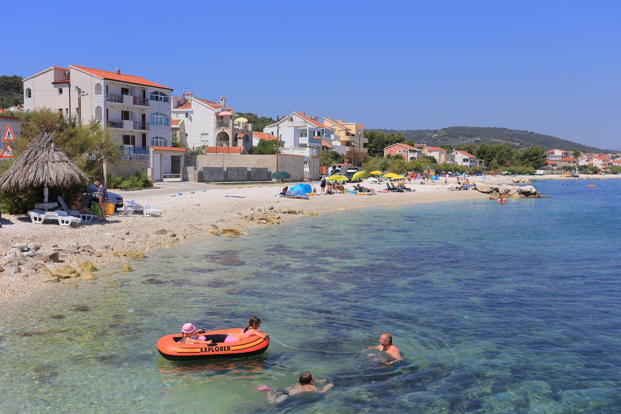Nächster Strand - Ferienwohnungen am Meer Slatine, Ciovo