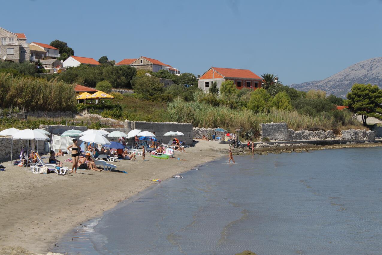 Nejbližší pláž - Apartmány s parkovištěm Lumbarda, Korčula